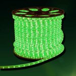 Tubo led natalizio bobina 100 mt da esterno Verde