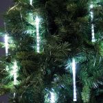 Catena 10 Mini Tubi H18cm 100 LED BIANCO