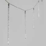 Catena 10 Mini Tubi 50cm Bianco