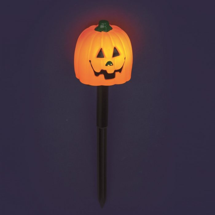 Bastoncino Luminoso a LED Zucca di Halloween, da Giardino