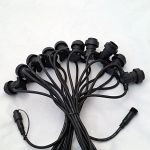 Cordone Portalampade Cavo Nero