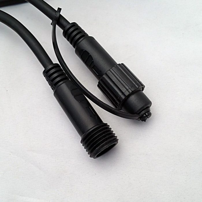 Cordone 10 Portalampade Cavo Nero 10 m Prolungabile, IP44 - immagine 2