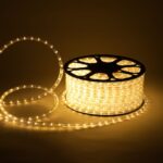 Bobina di 50 metri Tubo a LED Colore Bianco Caldo 230V