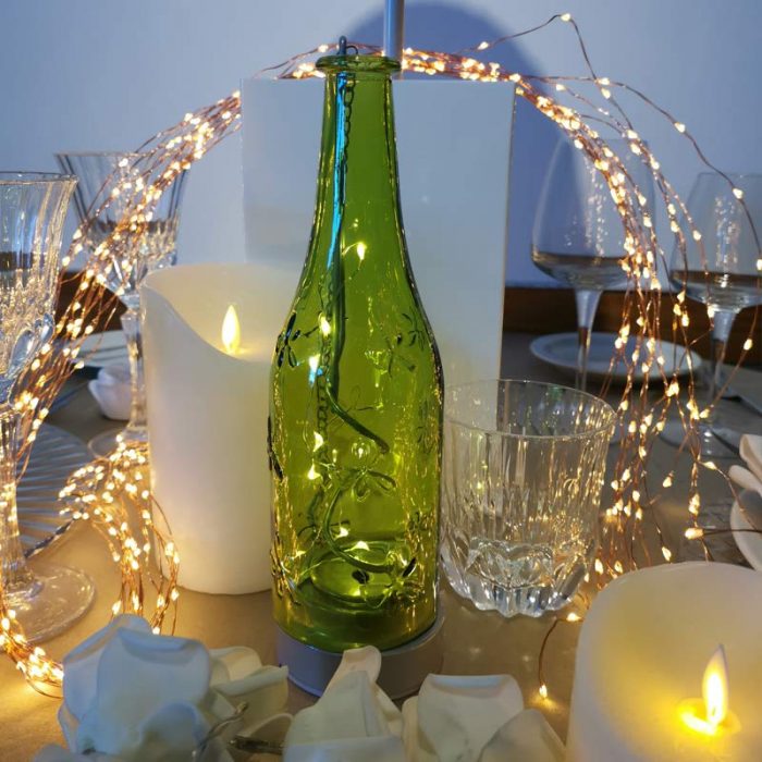 Bottiglia Luminosa Verde