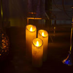 Set 3 Candele Oro