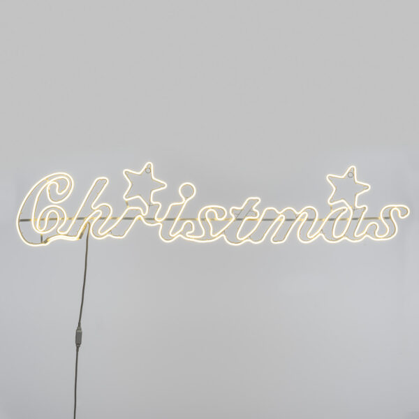 Scritta Christmas Neon bifacciale