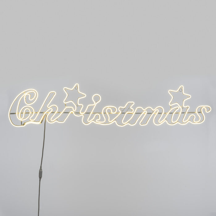 Scritta Christmas Neon bifacciale