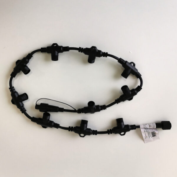 multiconnettore Nero 1m 10 connettori