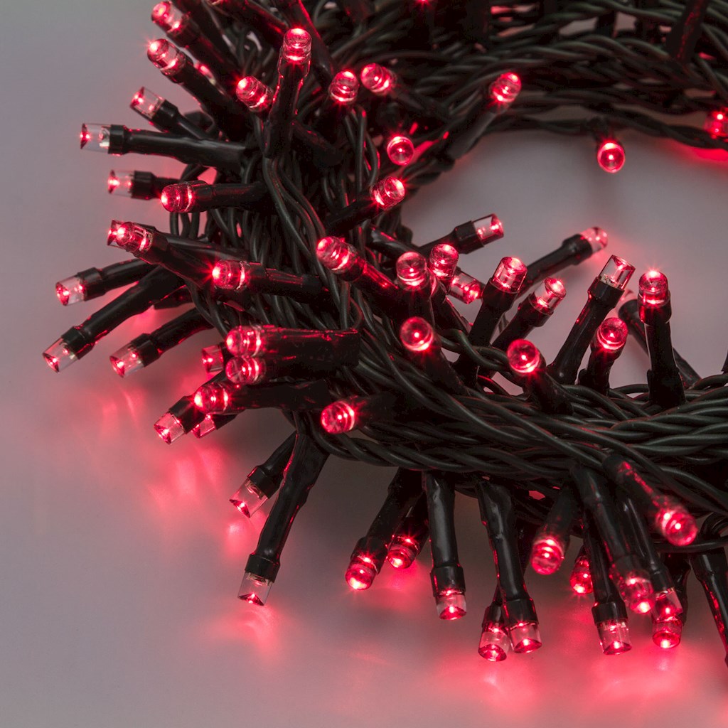Catena Smart Connect 10 m 100 Led - Rosso - immagine 2