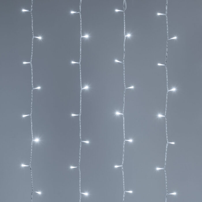 Tenda Smart Connect 120 LED 1xH2 m - Bianco Freddo - immagine 3