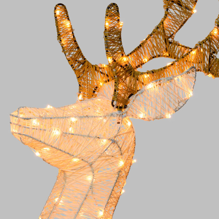 Renna 3D H160cm 380 LED Serie LHC - immagine 2