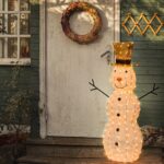 Pupazzo di Neve 3D H120cm 260 LED Serie LHC