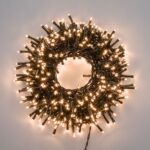 Catena Smart Connect 24 m – 600 LED Bianco Caldo Cavo verde