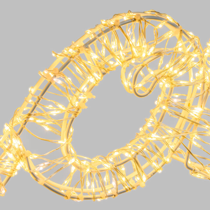 Buon Natale 3D 102xH57cm 3200 MicroLED - immagine 2