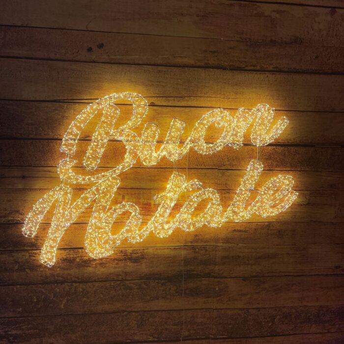 Buon Natale 3D 135xH75cm 6500 MicroLED