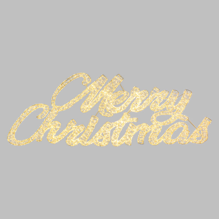 MERRY CHRISTMAS 3D 185xH70cm 8000 MicroLED - immagine 2