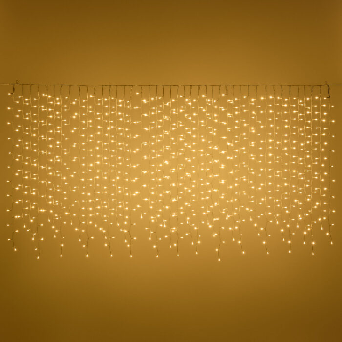 Tenda Irregolare Smart Connect 840 LED 200xH110cm - Bianco Caldo