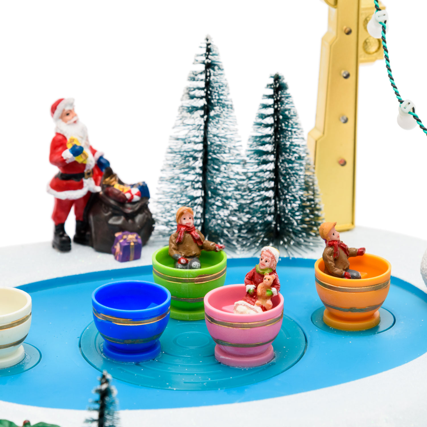 Luna Park con tazze rotanti 26xH20cm a batteria - immagine 3