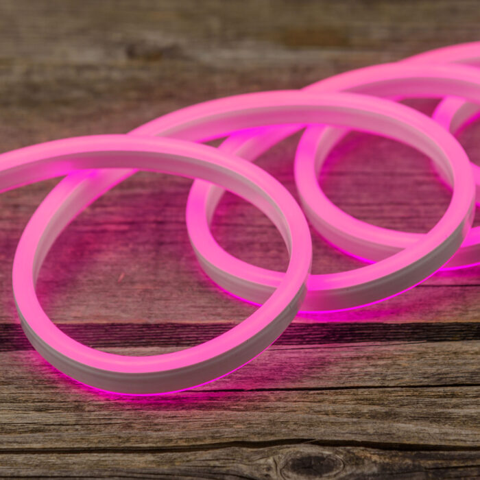 Neon Bifacciale SMD 6000 LED Rosa 1,5m+50m - immagine 2