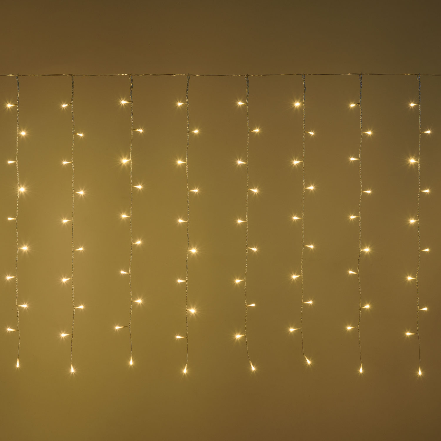 Tenda 120 LED Effetto Snowfall Light 200xH100cm Bianco Caldo - immagine 2