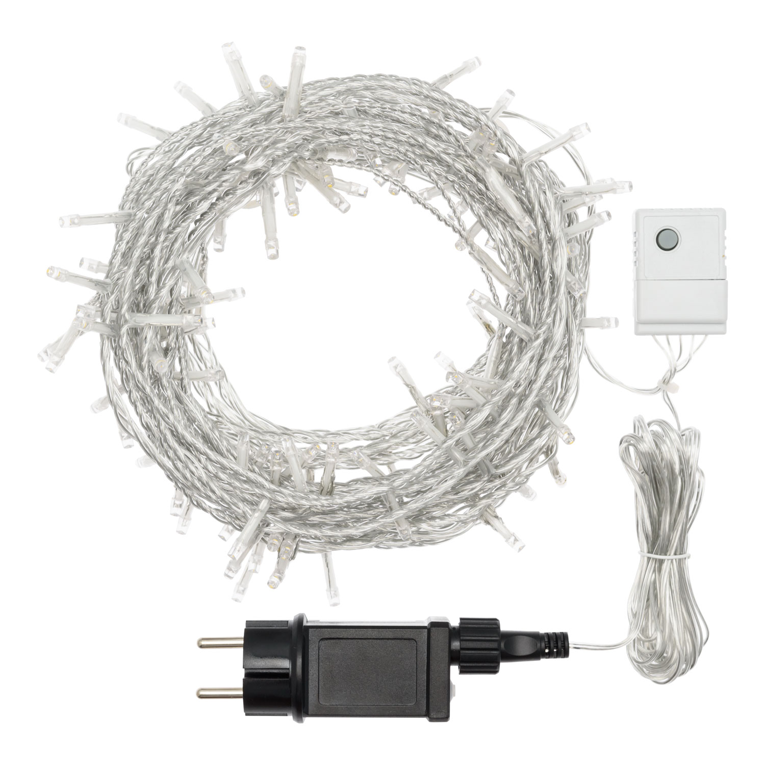 Tenda 120 LED Effetto Snowfall Light 200xH100cm Bianco Caldo - immagine 3